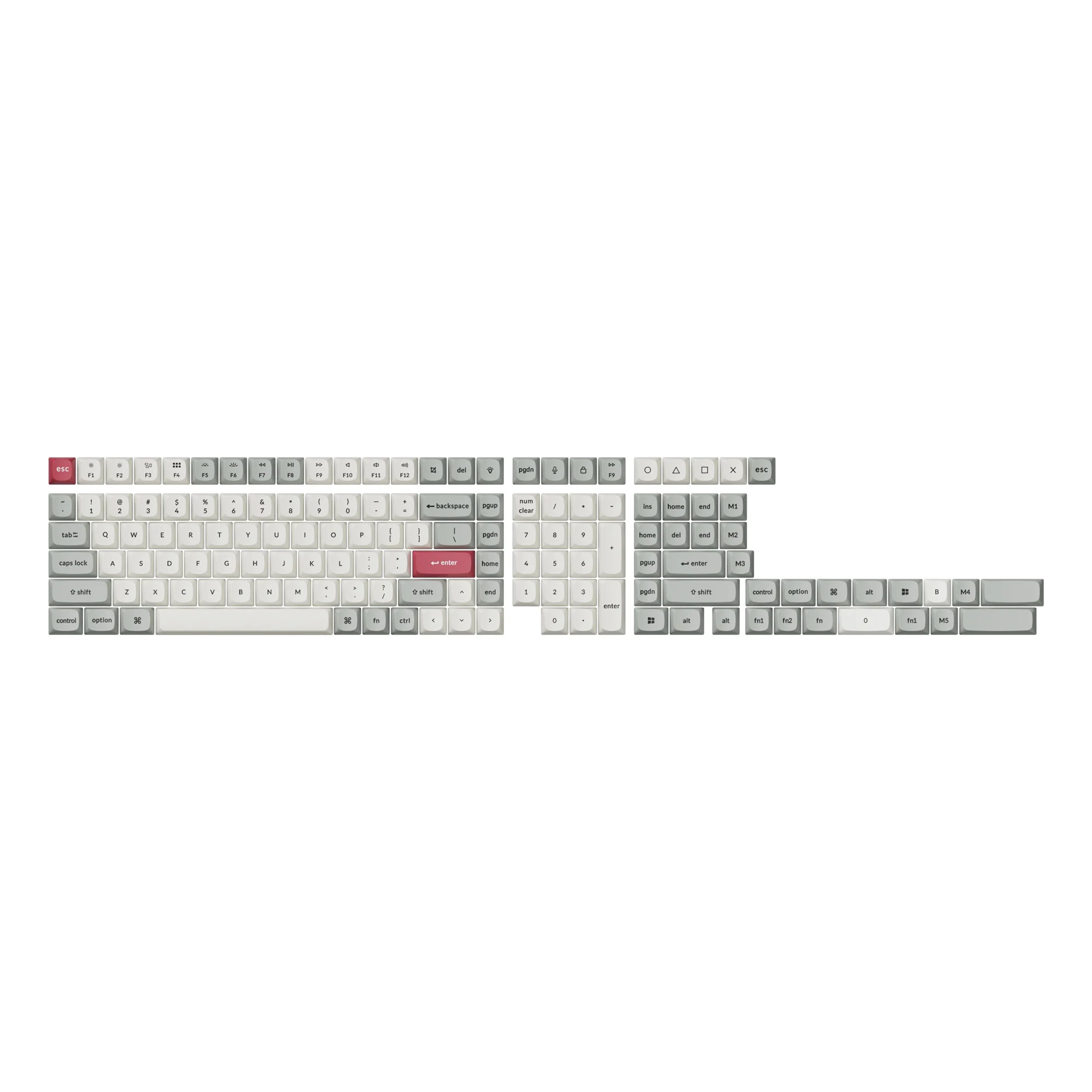 Double Shot PBT OSA Full Set Keycap Set - Image 2
