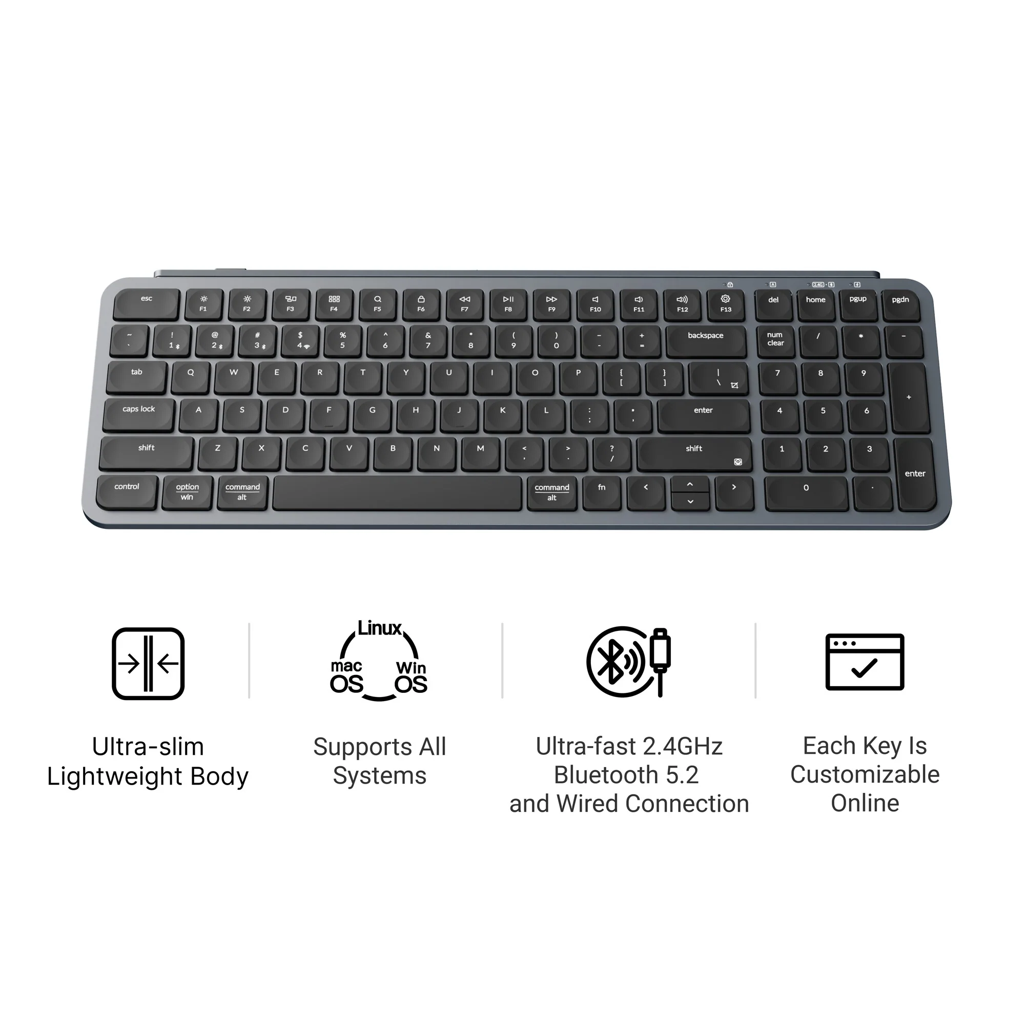 Featured Slim Keyboard