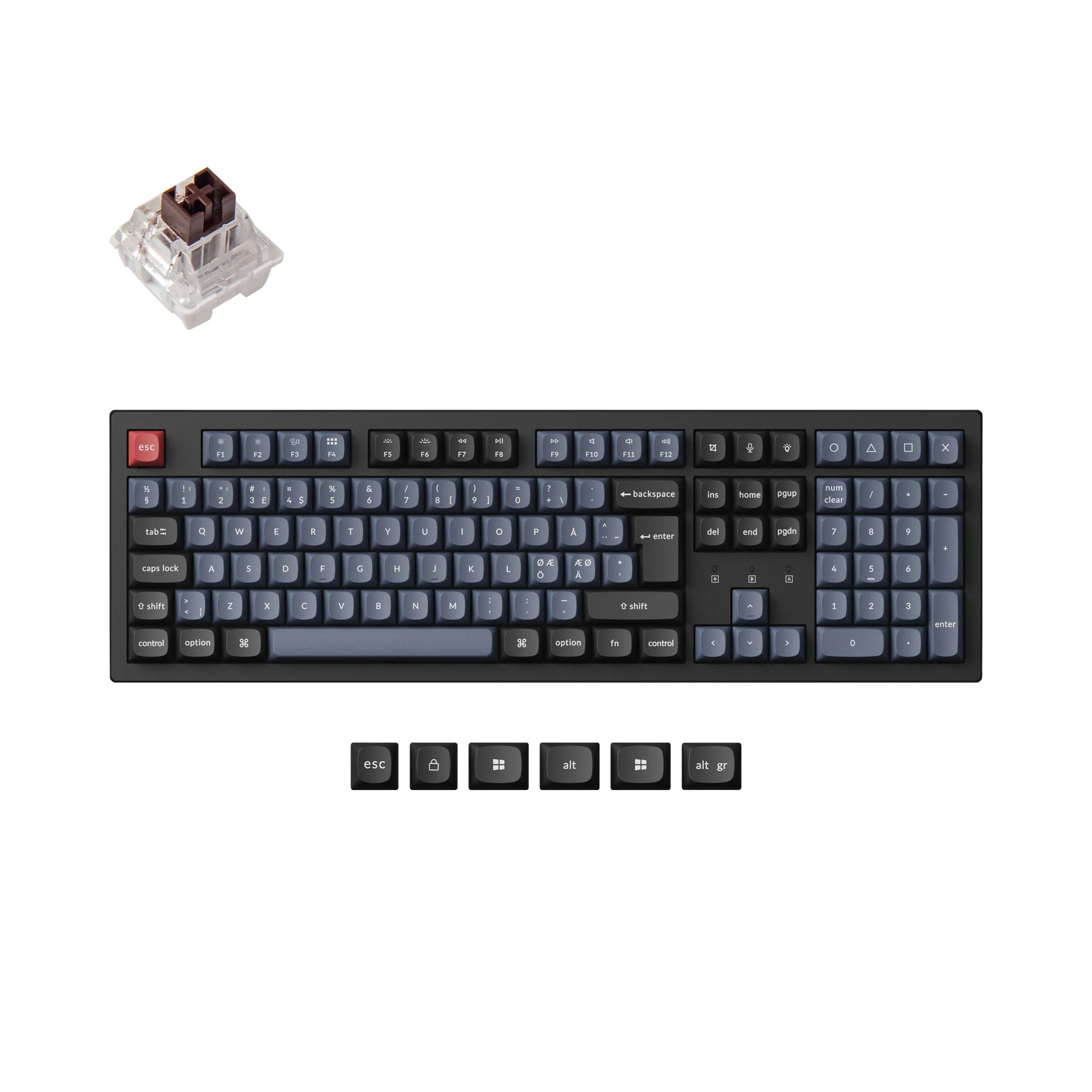 Keychron K10 Pro QMK/VIA Wireless Mechanical Keyboard ISO Layout Collection - Image 18