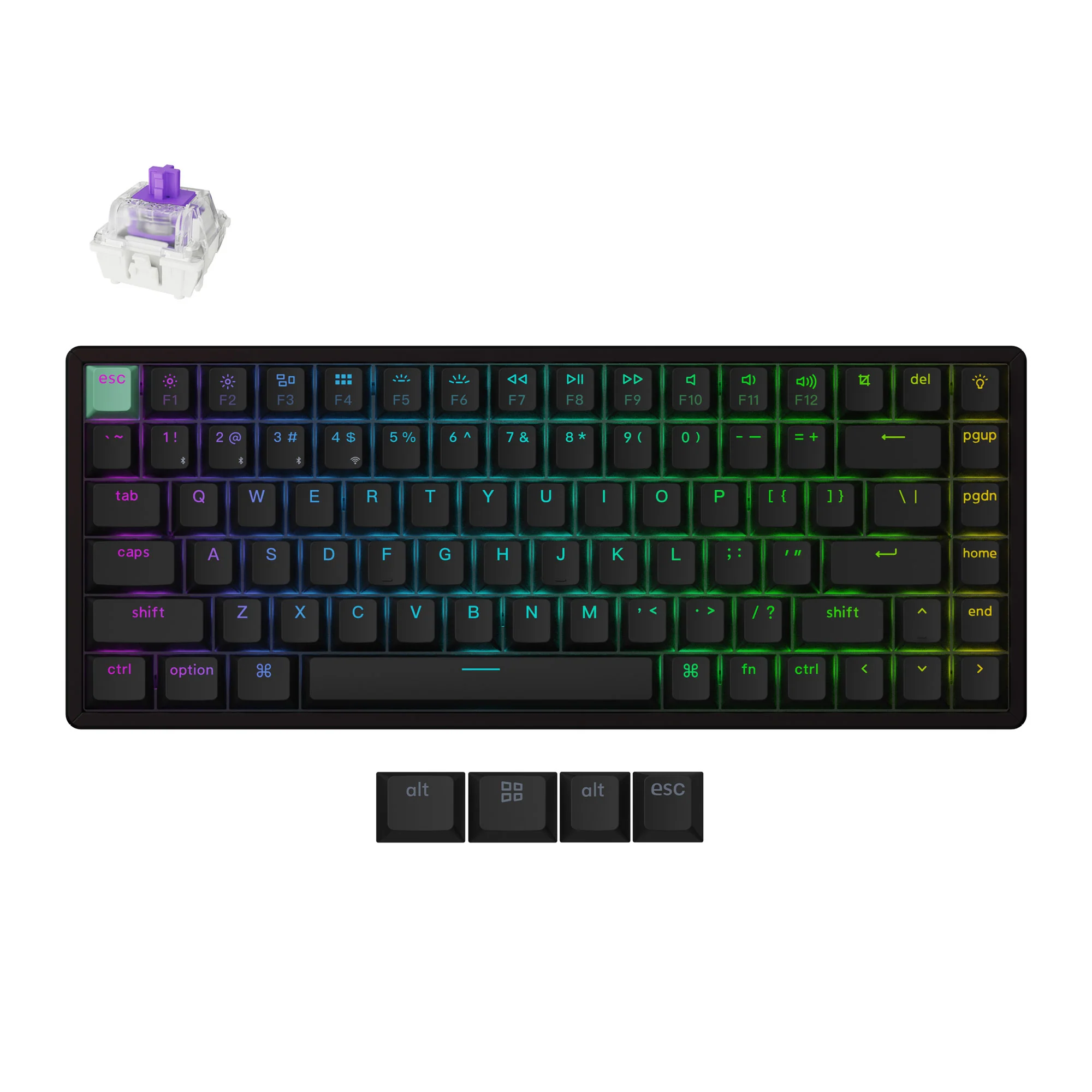 Keychron K2 HE Wireless Magnetic Switch Custom Keyboard - Image 8