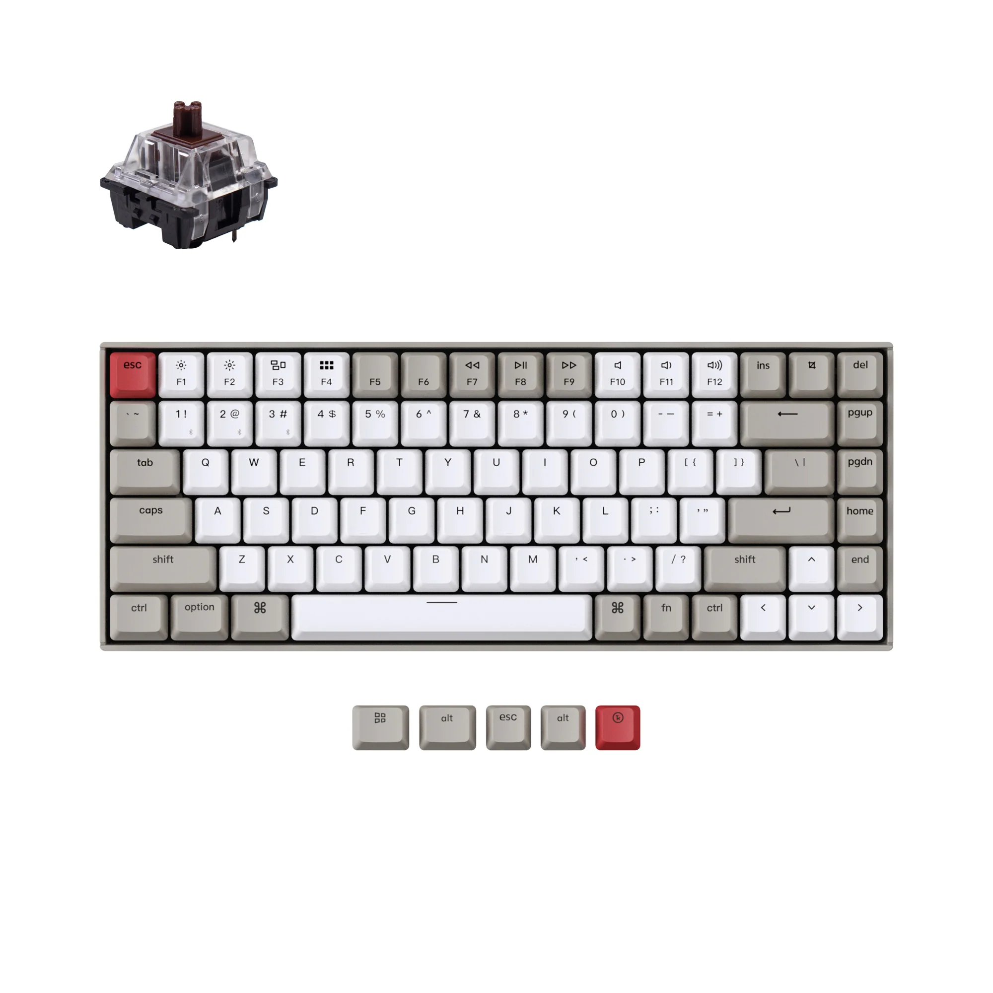 Keychron K2 Non-Backlight Wireless Mechanical Keyboard - Image 3