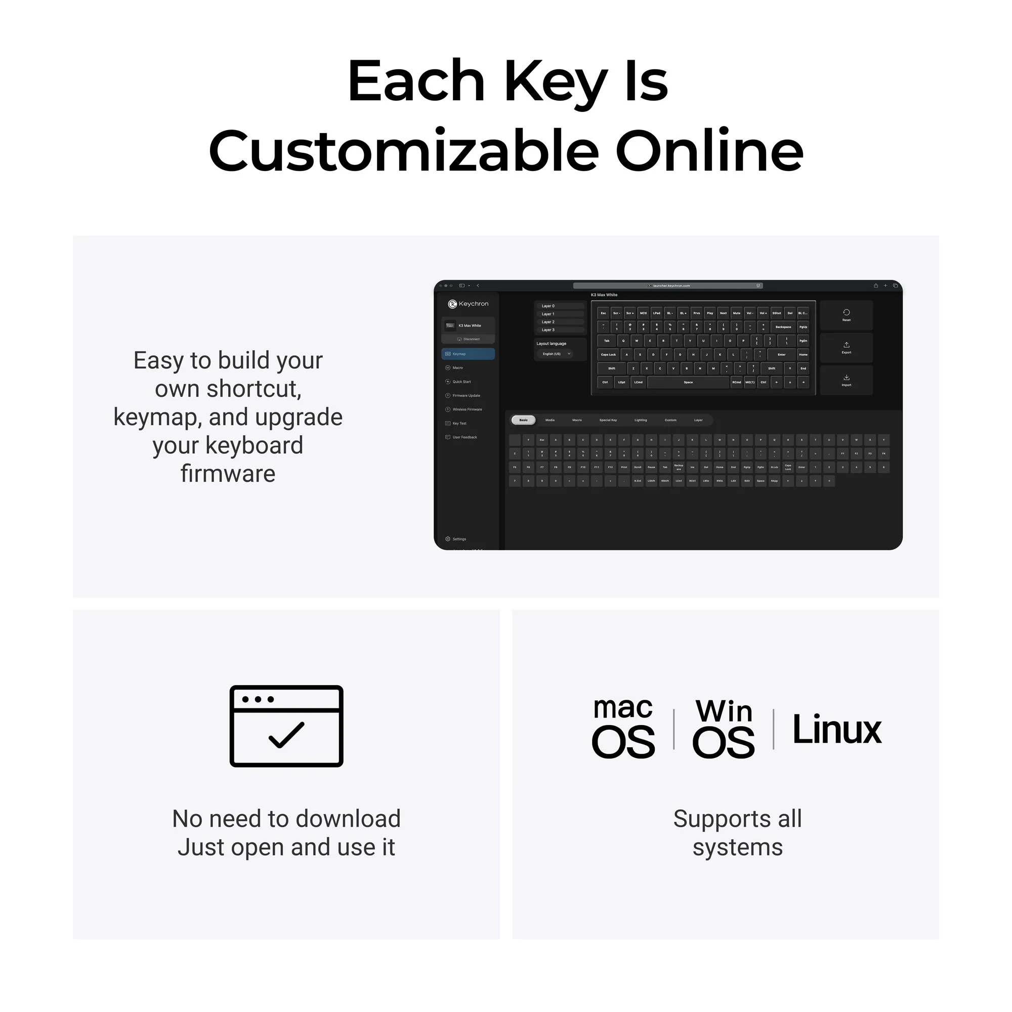 Keychron K3 Max QMK/VIA Wireless Custom Mechanical Keyboard - Image 6