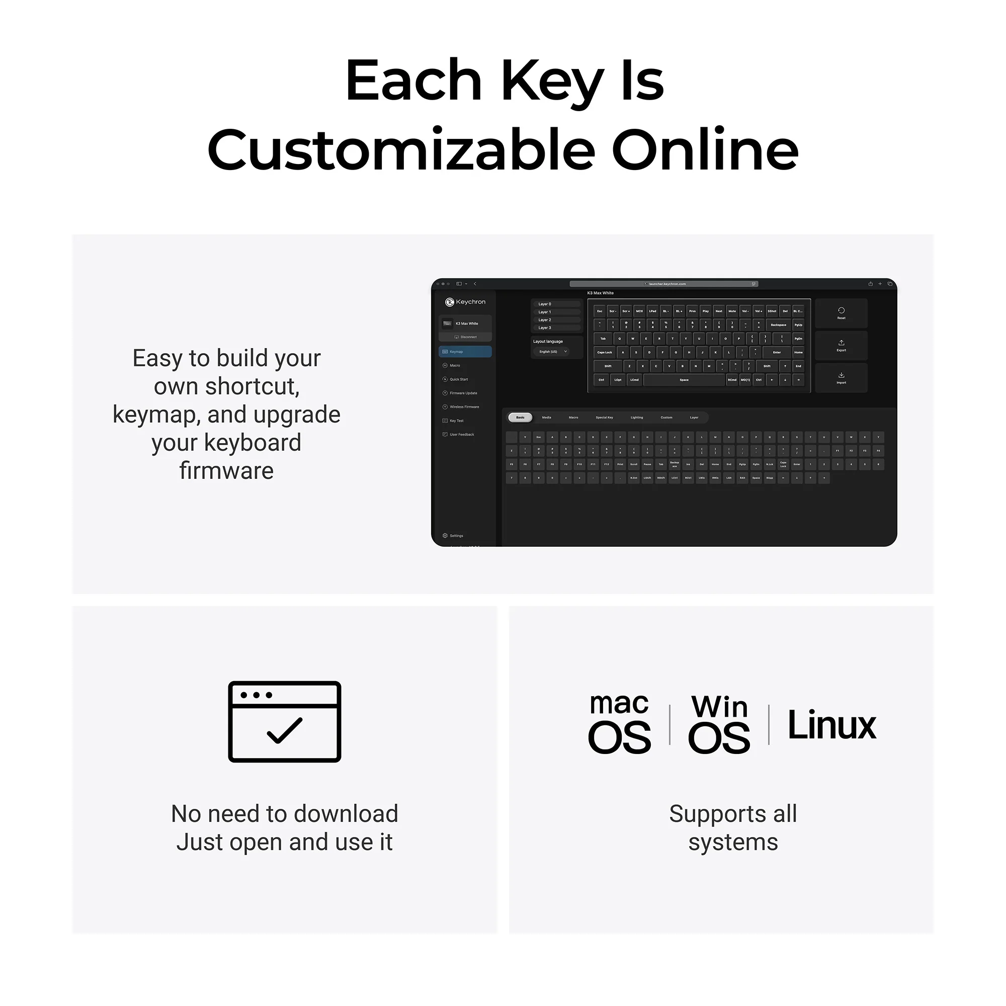 Keychron K3 Max QMK Wireless Custom Mechanical Keyboard - All-Wood Special Edition - Image 4