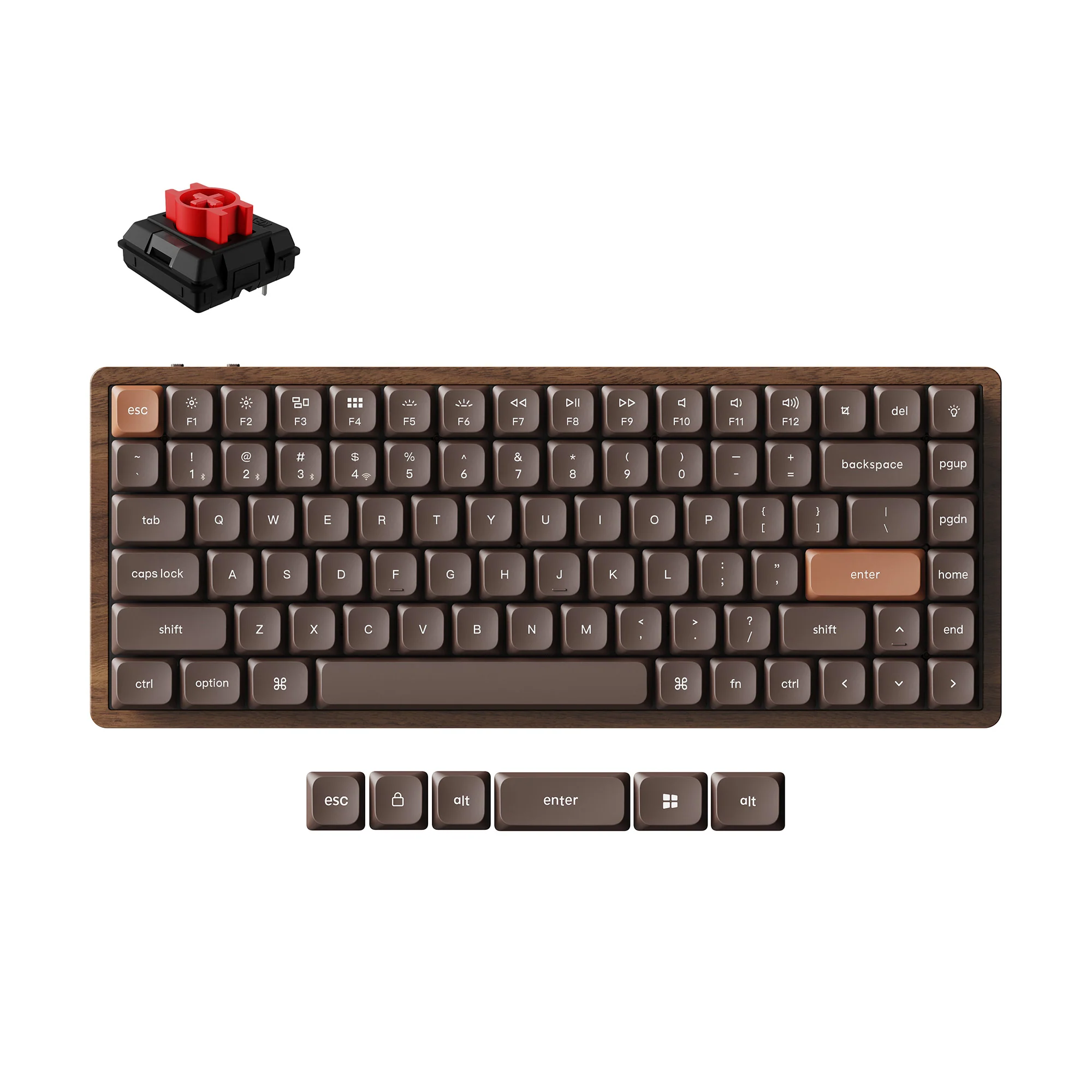 Keychron K3 Max QMK Wireless Custom Mechanical Keyboard - All-Wood Special Edition - Image 7