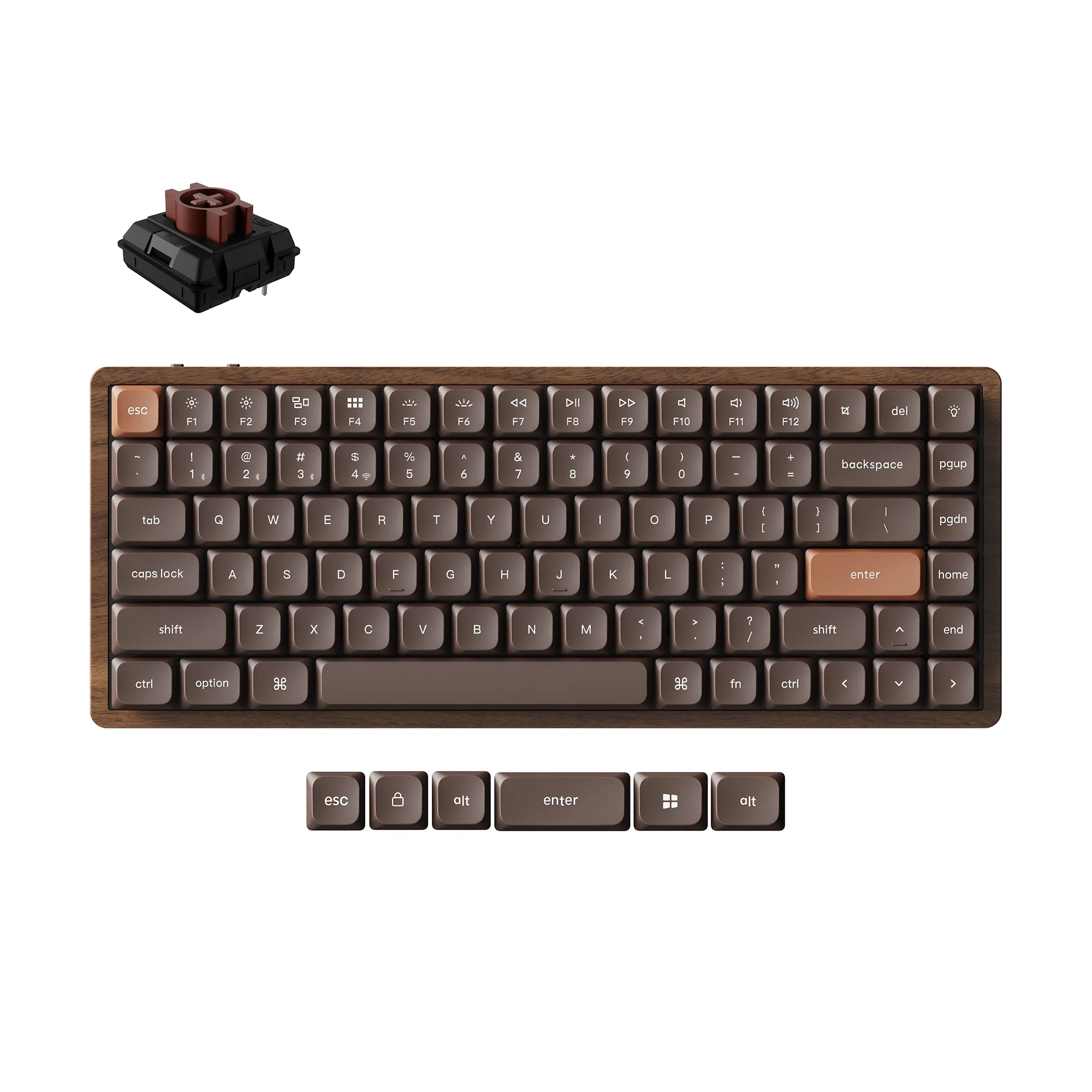 Keychron K3 Max QMK Wireless Custom Mechanical Keyboard - All-Wood Special Edition - Image 8