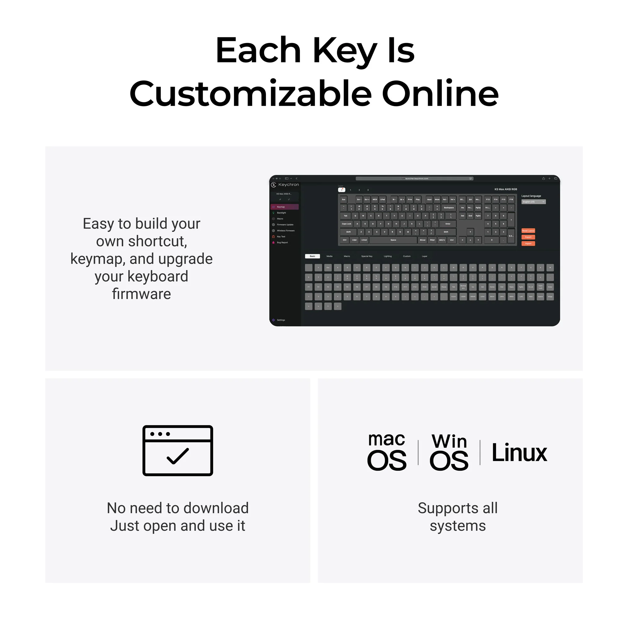 Keychron K5 Max QMK/VIA Wireless Custom Mechanical Keyboard - Image 6