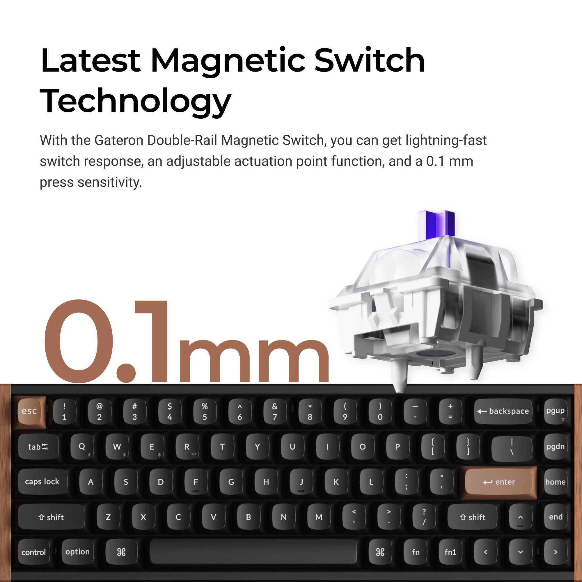 Keychron K6 HE Wireless Magnetic Switch Keyboard - Image 2