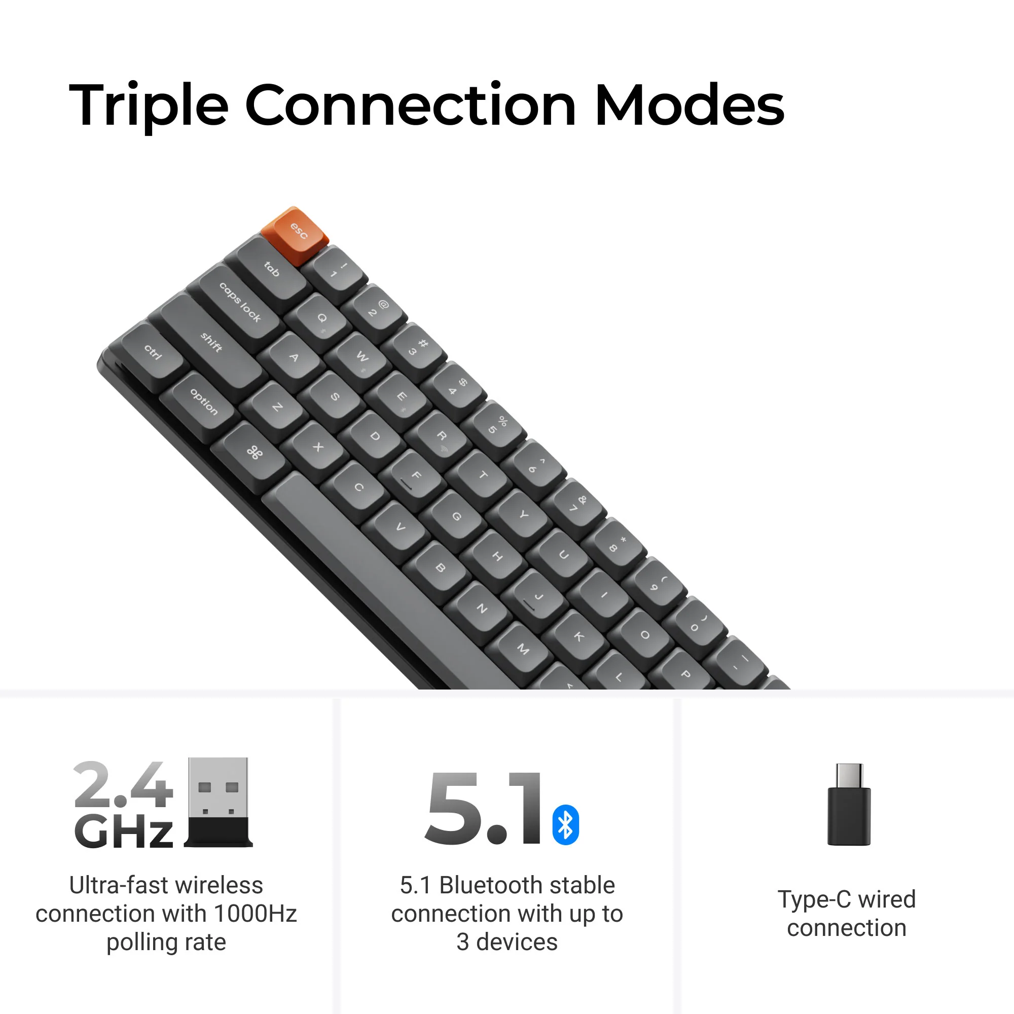 Keychron K7 Max QMK/VIA Wireless Custom Mechanical Keyboard - Image 5