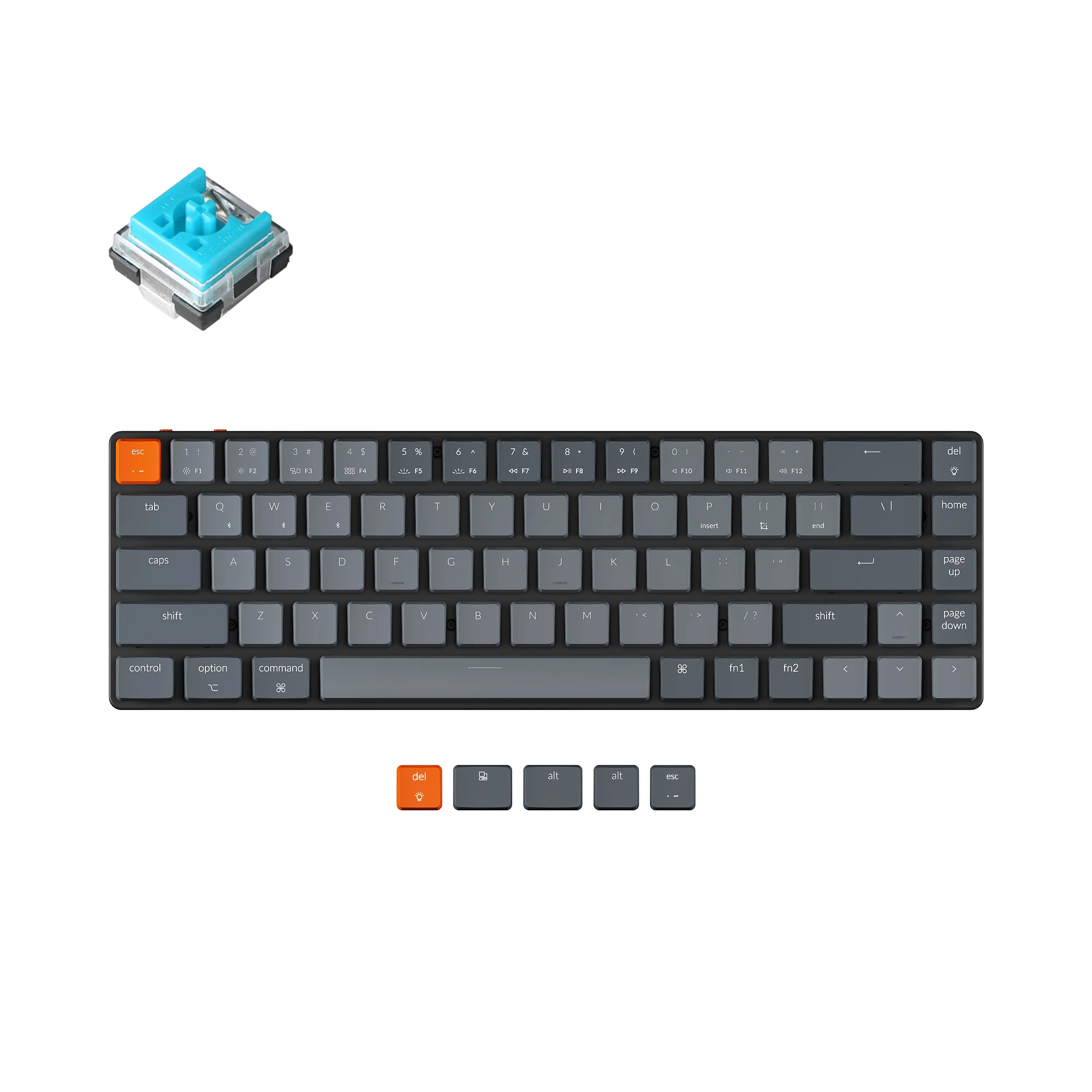 Keychron K7 Ultra-slim Wireless Mechanical Keyboard - Image 13