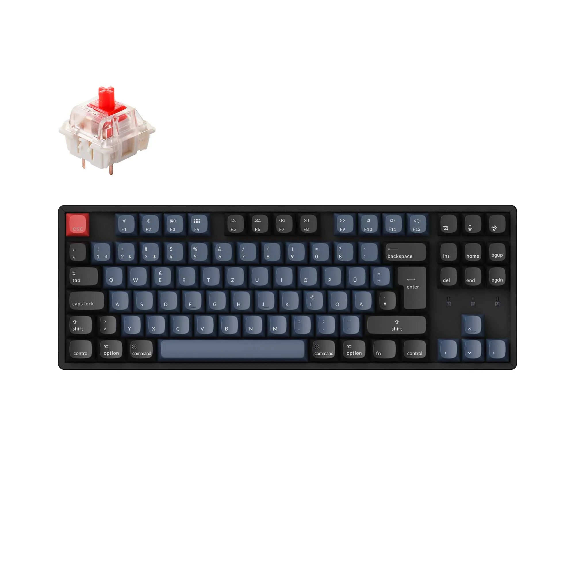 Keychron K8 Pro QMK/VIA Wireless Mechanical Keyboard ISO Layout Collection - Image 3