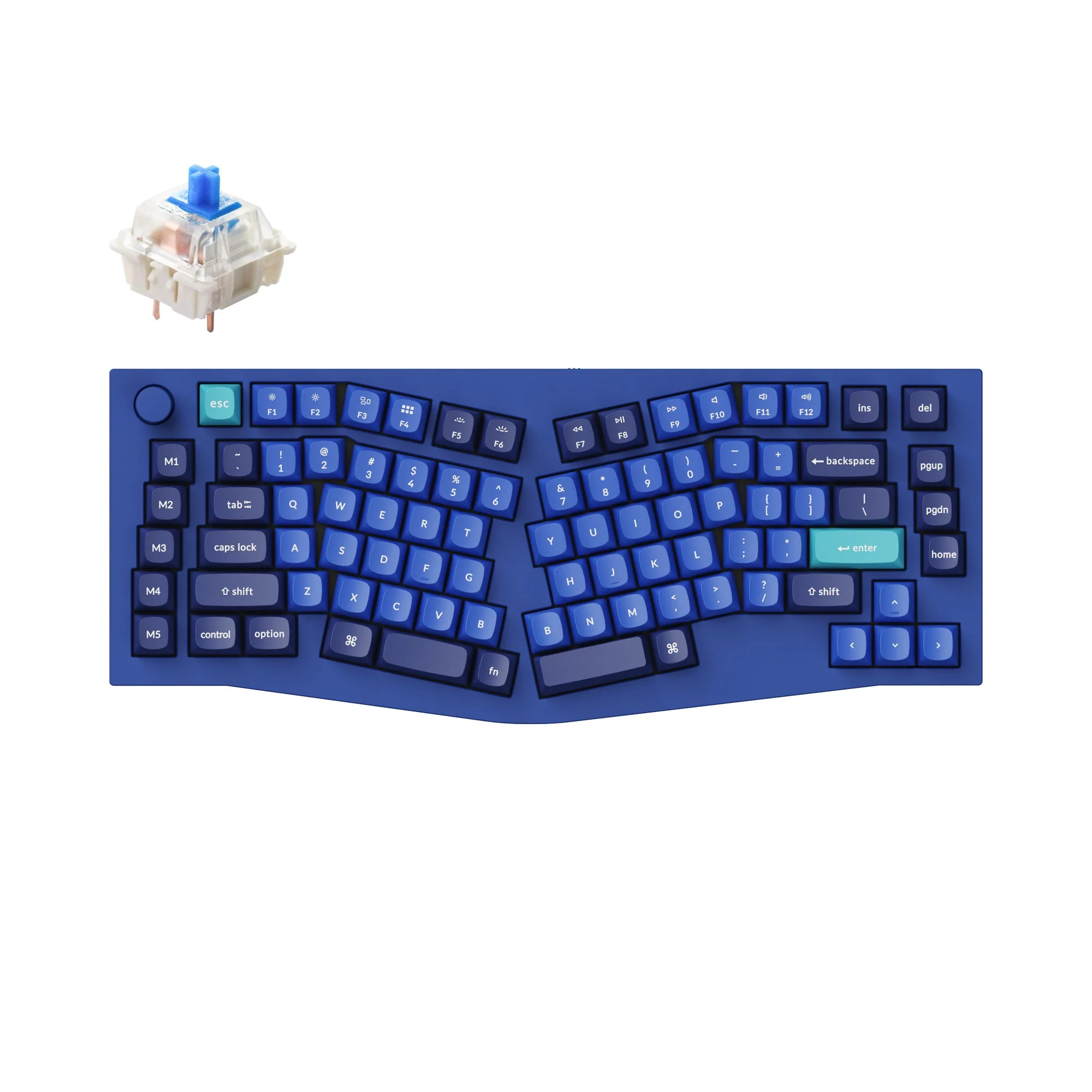 Keychron Q10 (Alice Layout) QMK Custom Mechanical Keyboard - Image 17