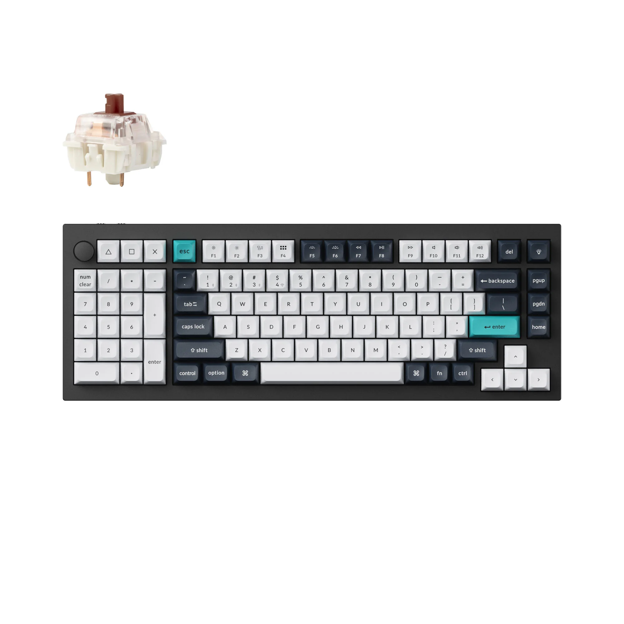 Keychron Q12 Max QMK/VIA Wireless Custom Mechanical Keyboard - Image 8