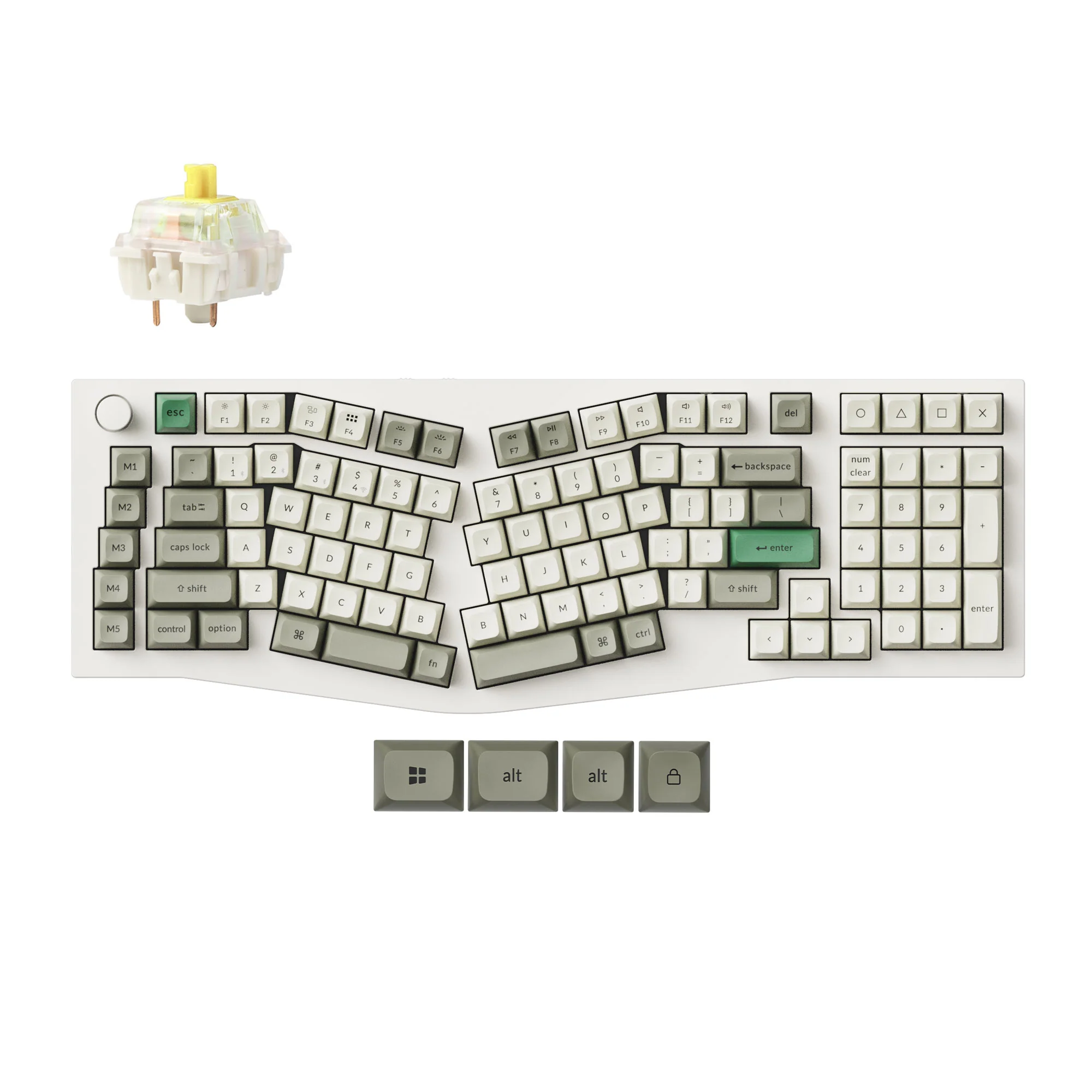 Keychron Q13 Max (Alice Layout) QMK Wireless Custom Mechanical Keyboard - Image 4
