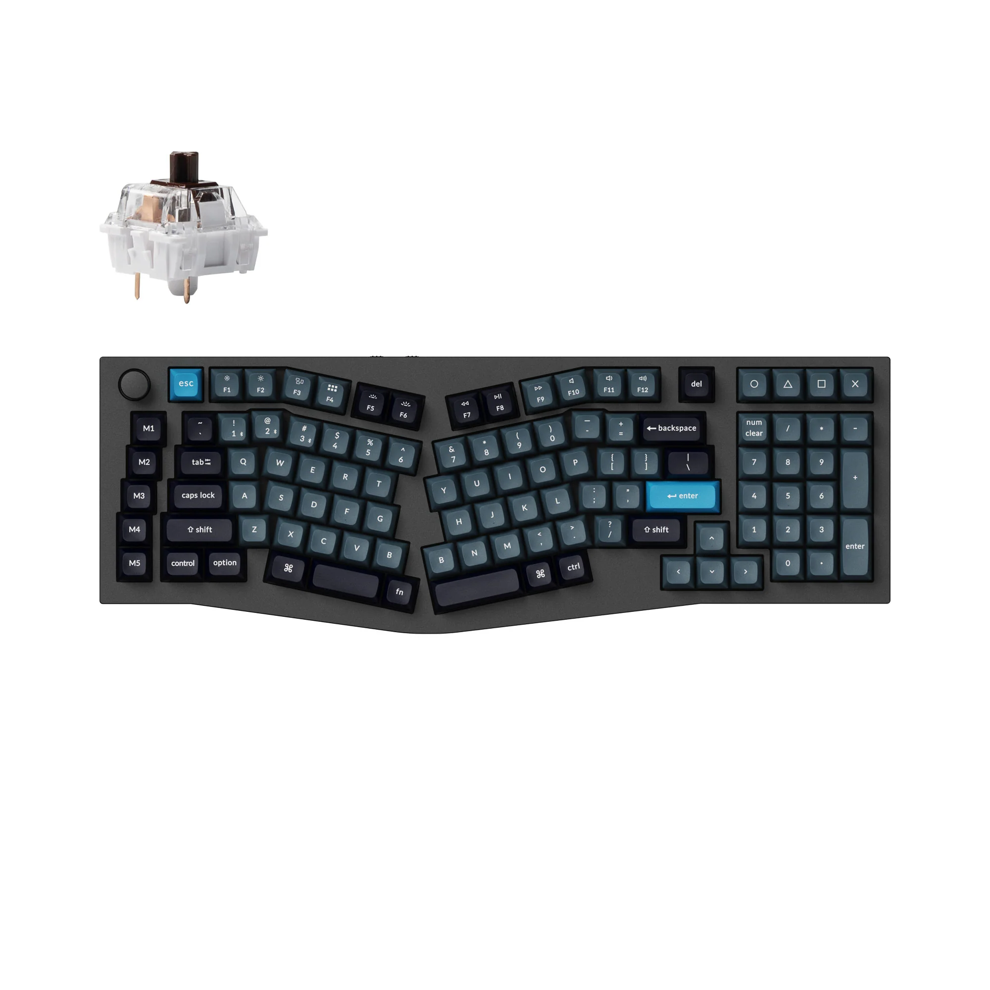 Keychron Q13 Pro (Alice Layout) QMK/VIA Wireless Custom Mechanical Keyboard - Image 2