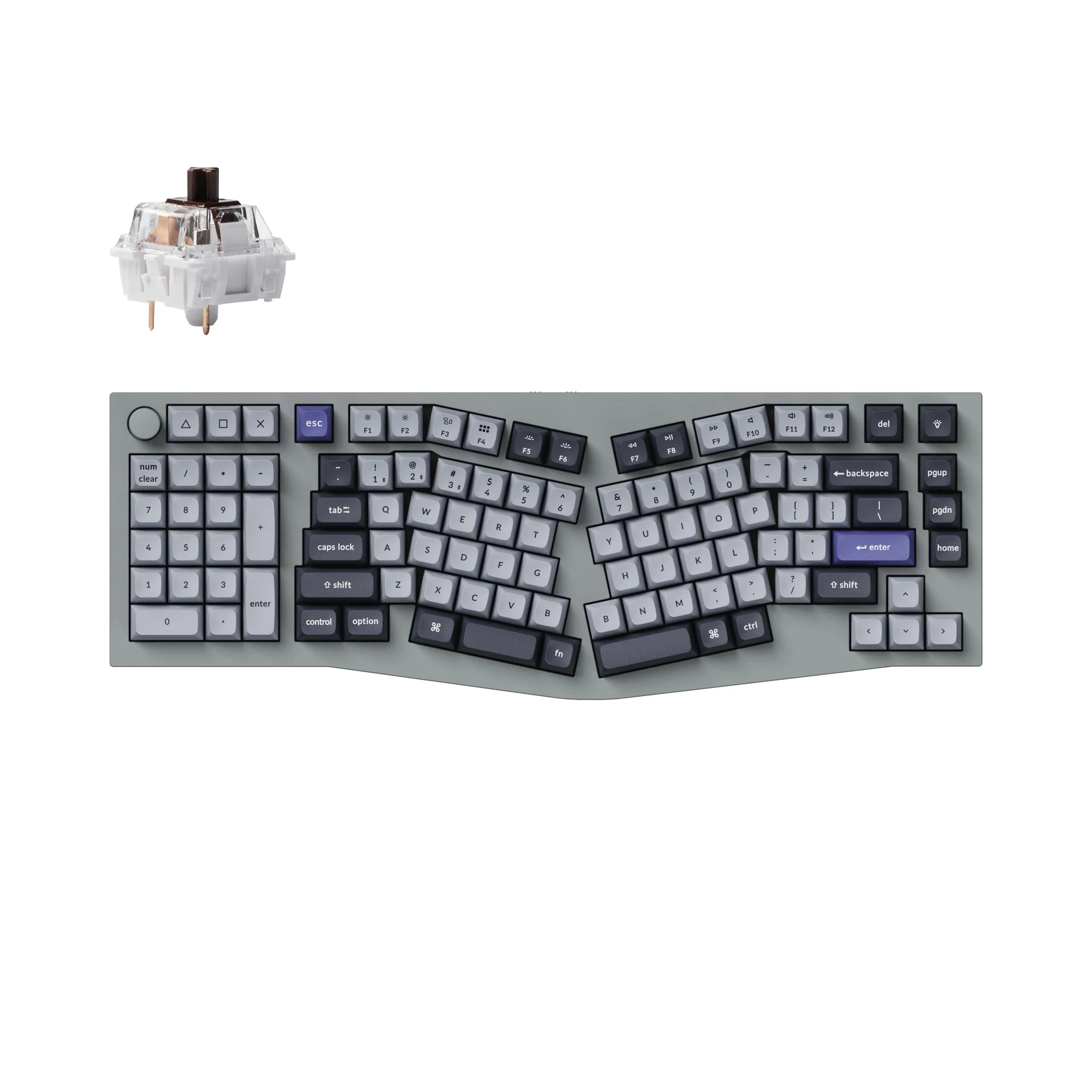 Keychron Q14 Pro (Alice Layout) QMK/VIA Wireless Custom Mechanical Keyboard - Image 5