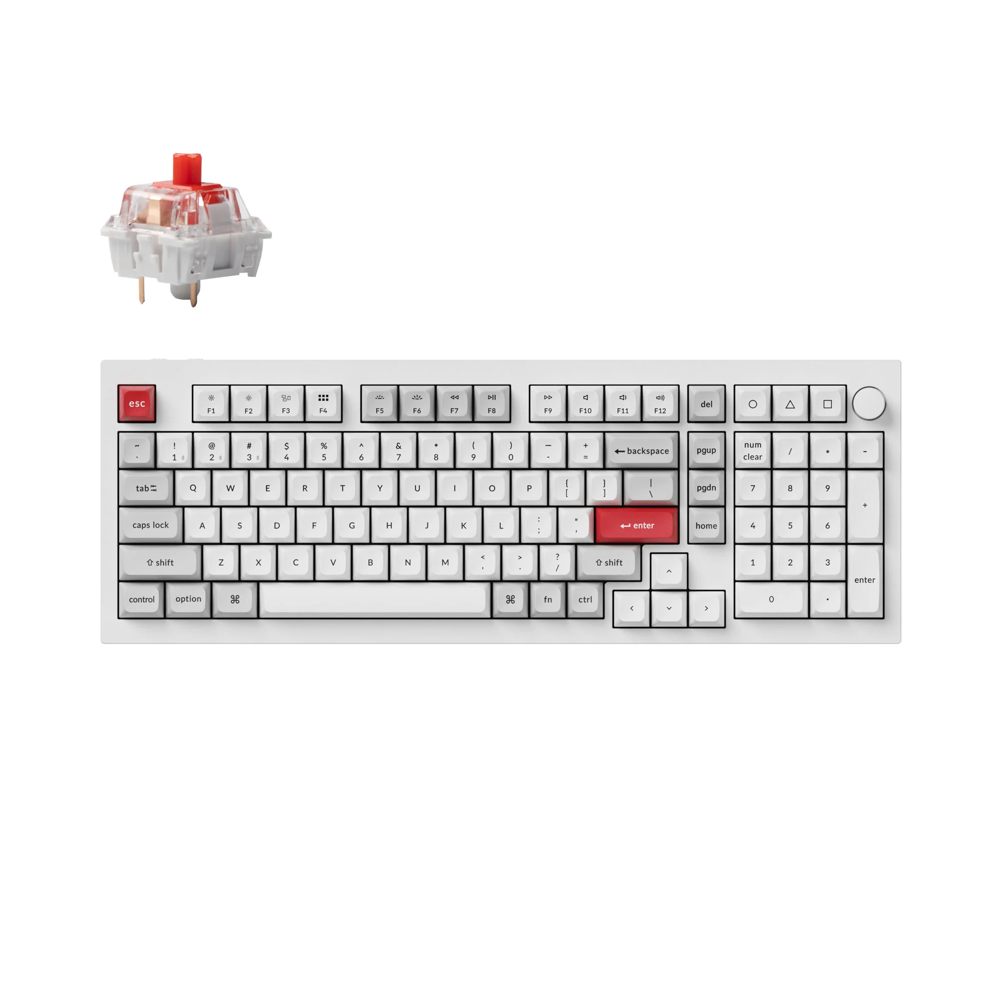 Keychron Q5 Pro QMK/VIA Wireless Custom Mechanical Keyboard - Image 7