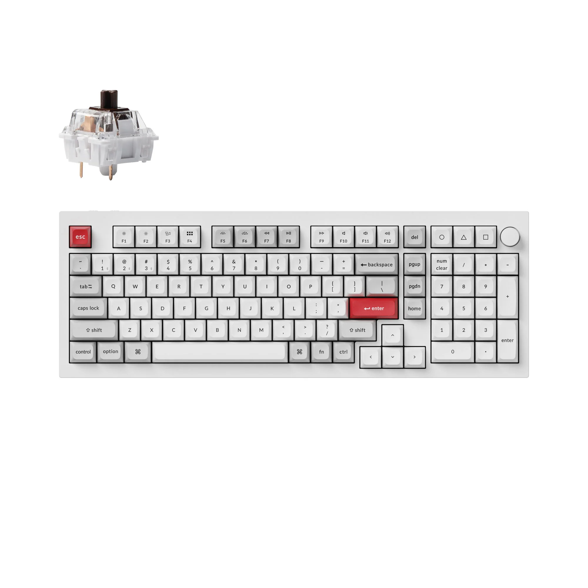 Keychron Q5 Pro QMK/VIA Wireless Custom Mechanical Keyboard - Image 8
