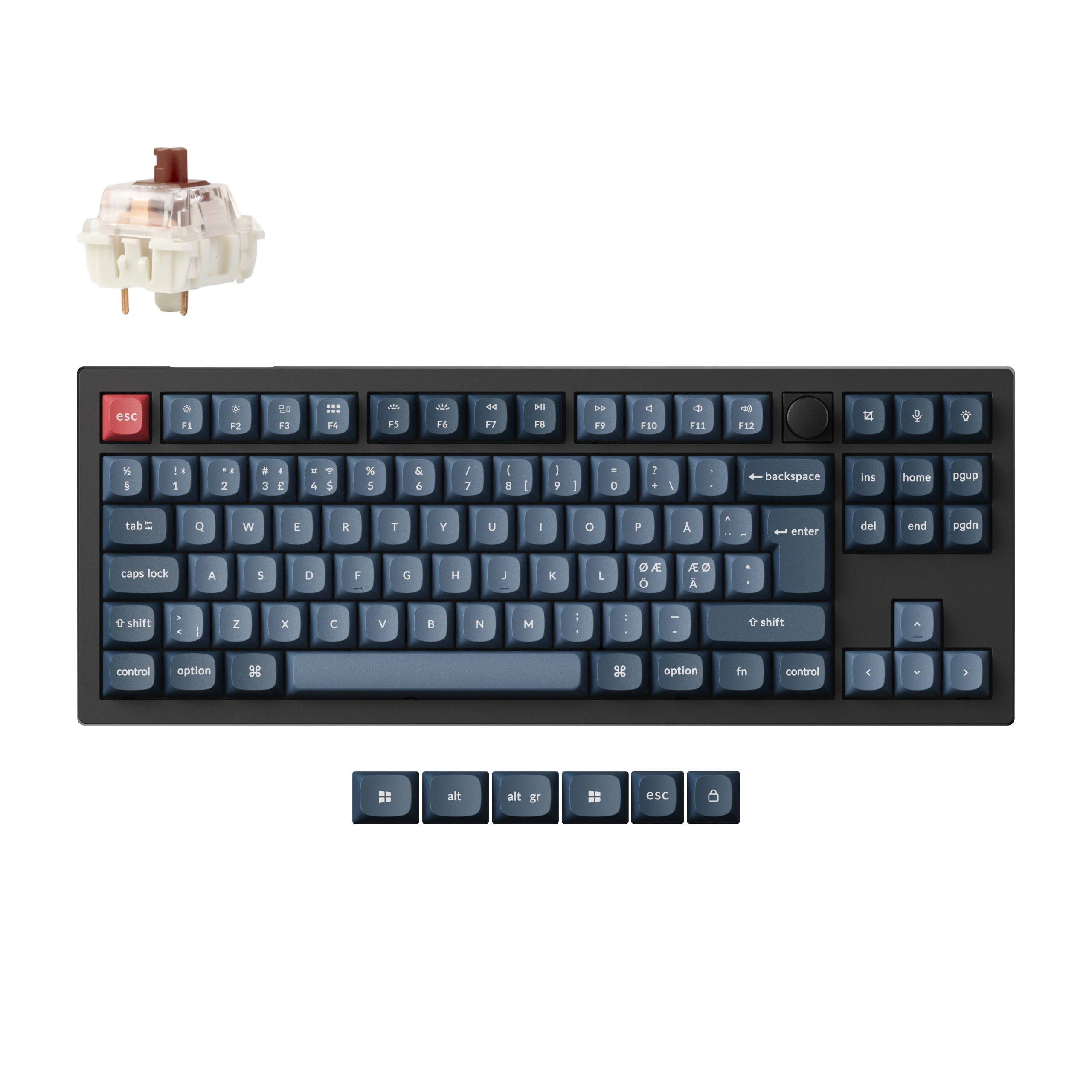 Keychron V3 Max QMK/VIA Wireless Custom Mechanical Keyboard ISO Layout Collection - Image 8