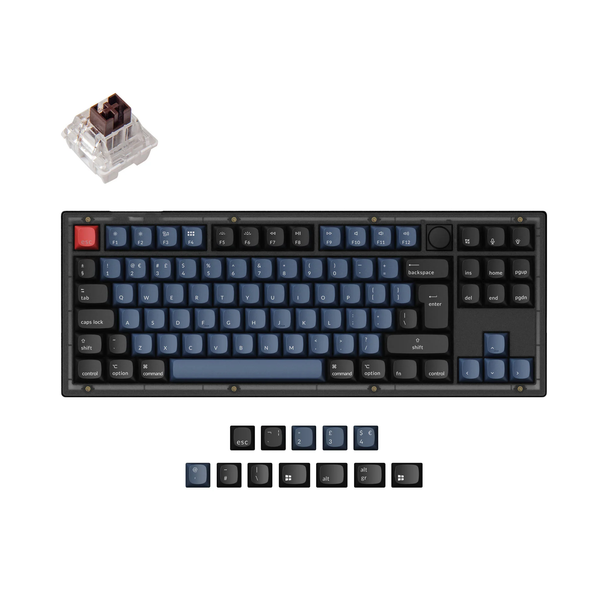 Keychron V3 QMK Custom Mechanical Keyboard ISO Layout Collection - Image 4