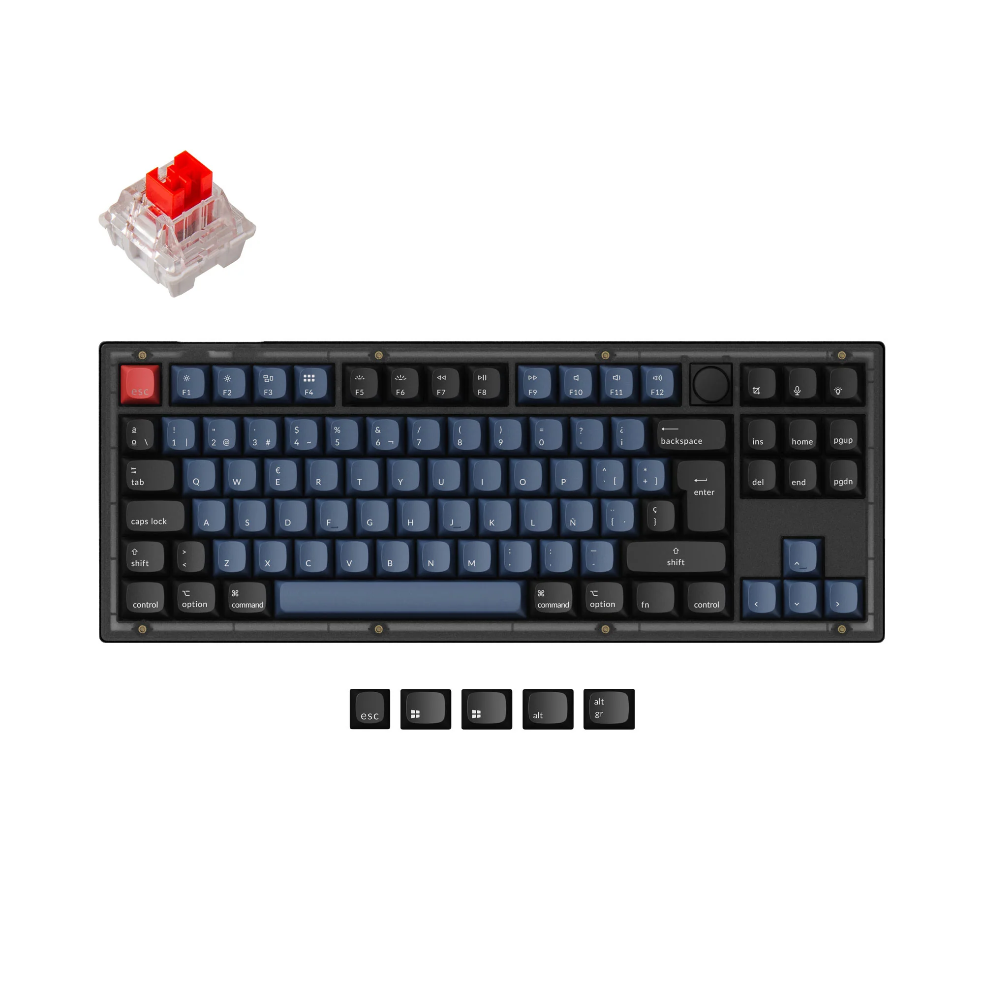 Keychron V3 QMK Custom Mechanical Keyboard ISO Layout Collection - Image 7