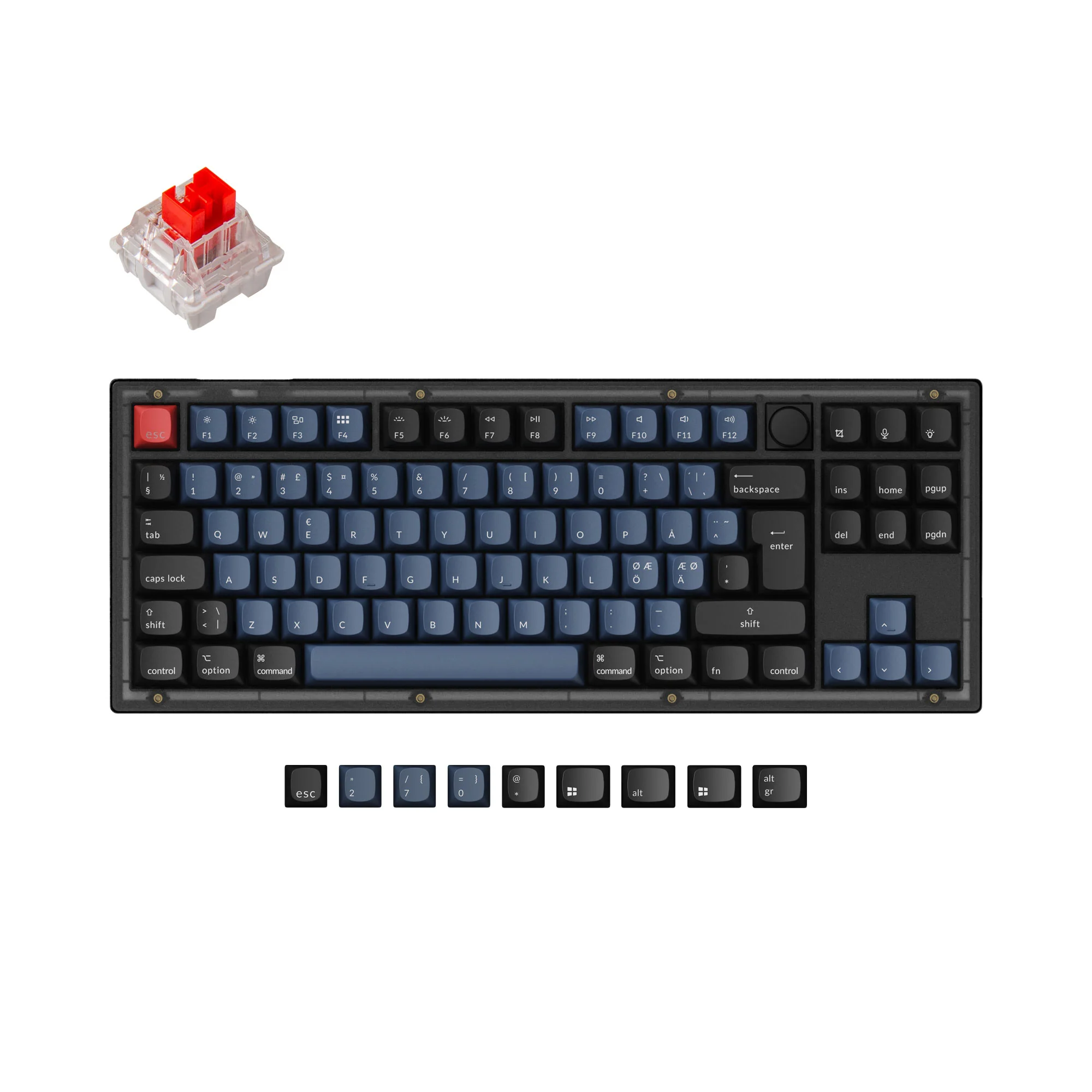 Keychron V3 QMK Custom Mechanical Keyboard ISO Layout Collection - Image 9