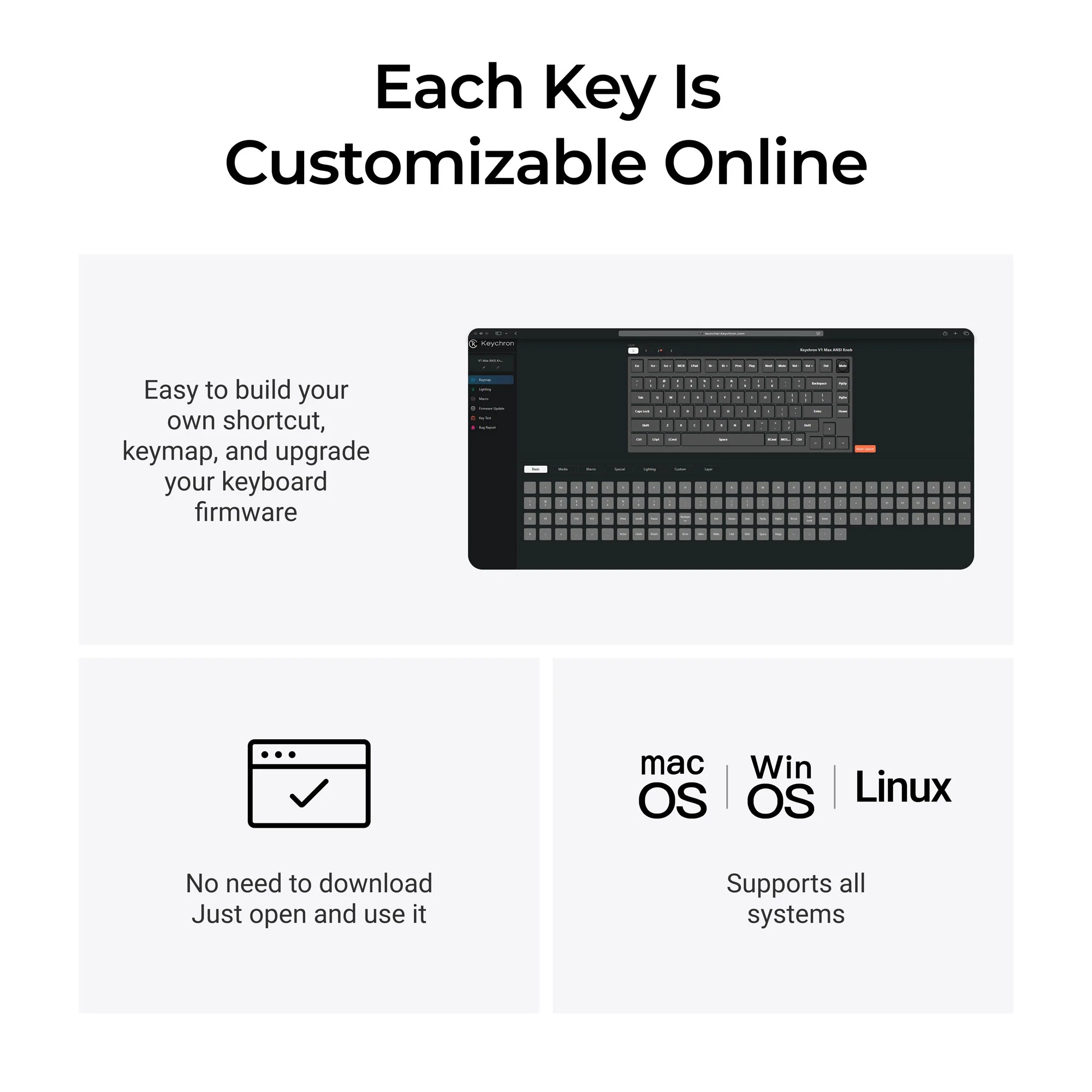 Keychron V4 Max QMK/VIA Wireless Custom Mechanical Keyboard - Image 6