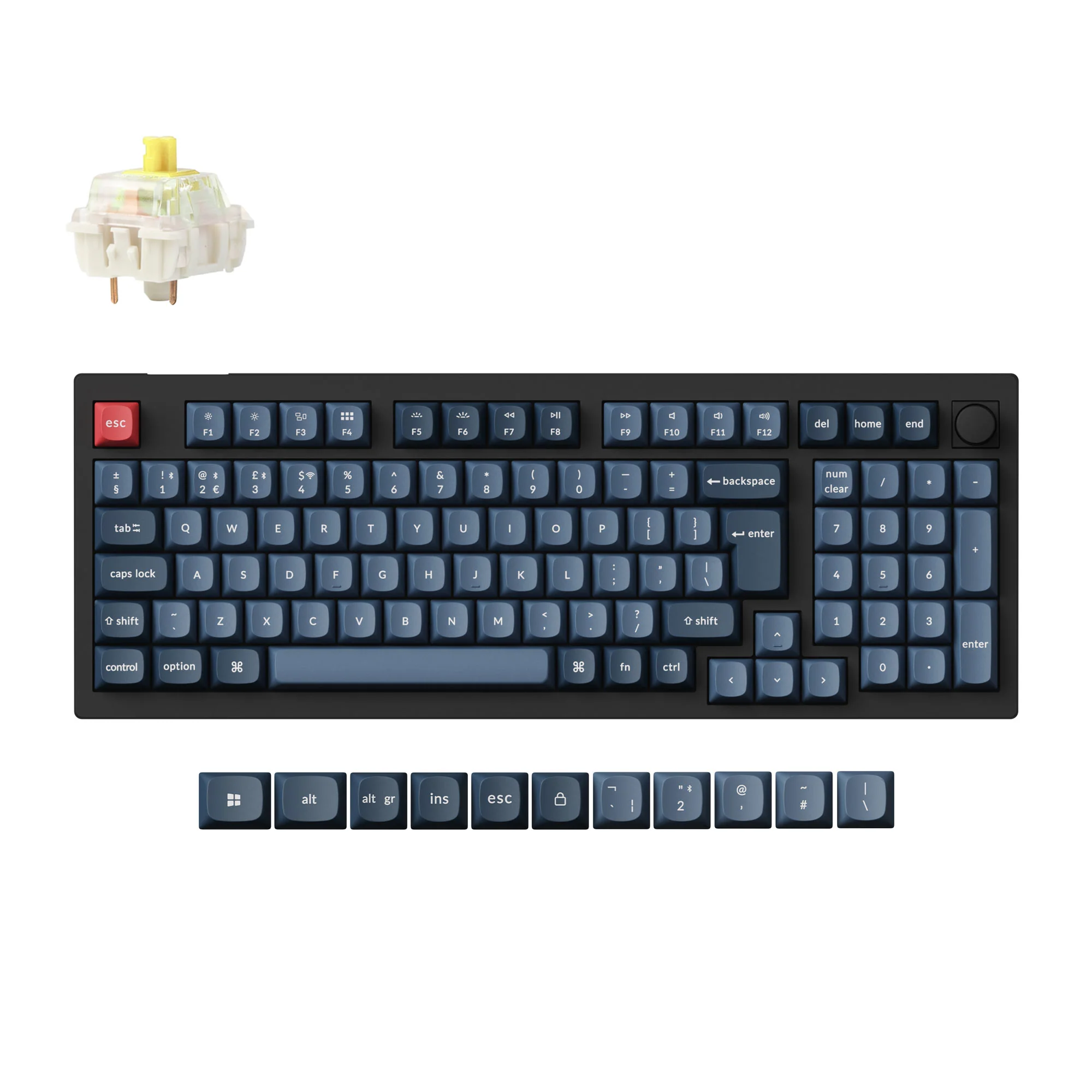 Keychron V5 Max QMK Wireless Custom Mechanical Keyboard ISO Layout Collection - Image 6
