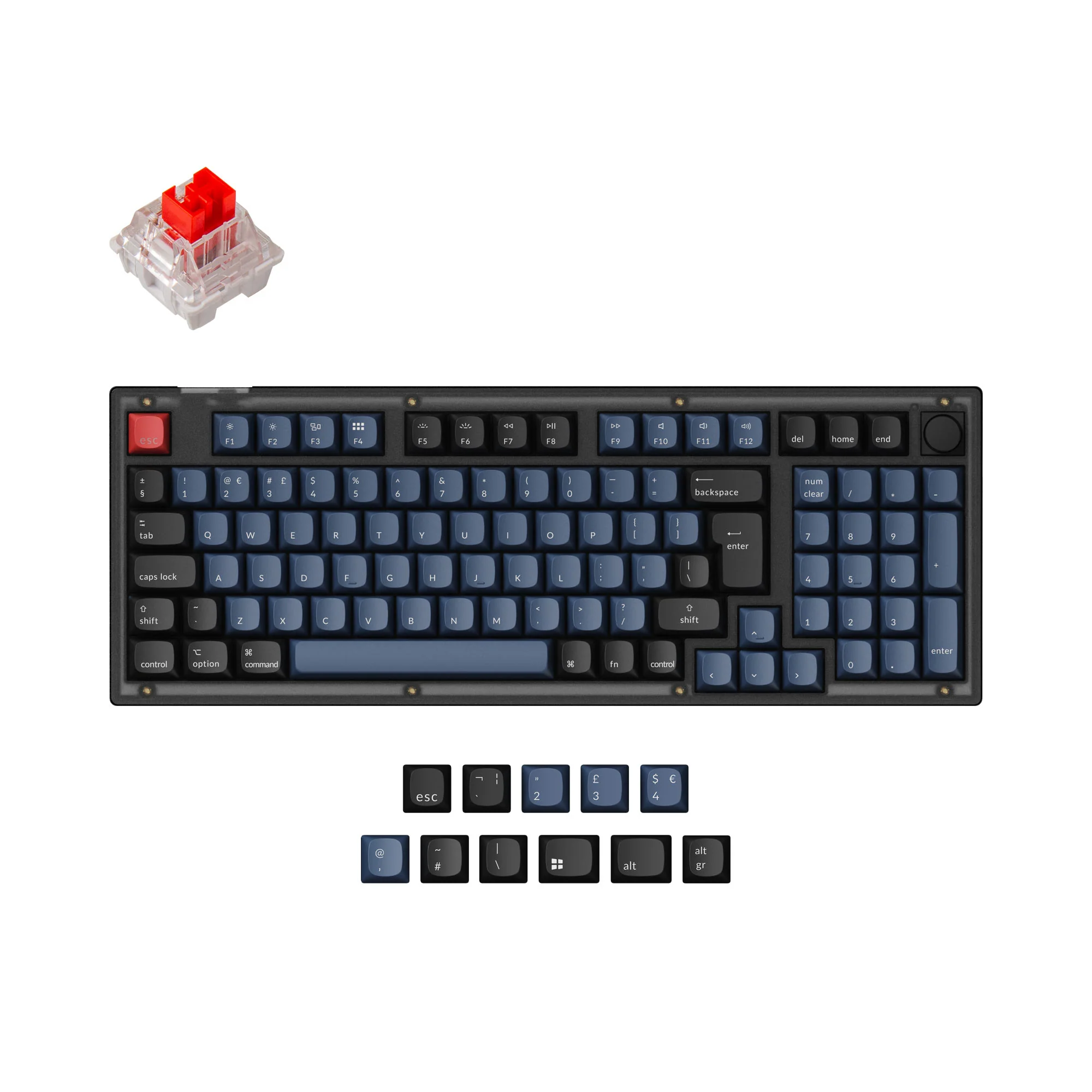 Keychron V5 QMK Custom Mechanical Keyboard ISO Layout Collection - Image 7