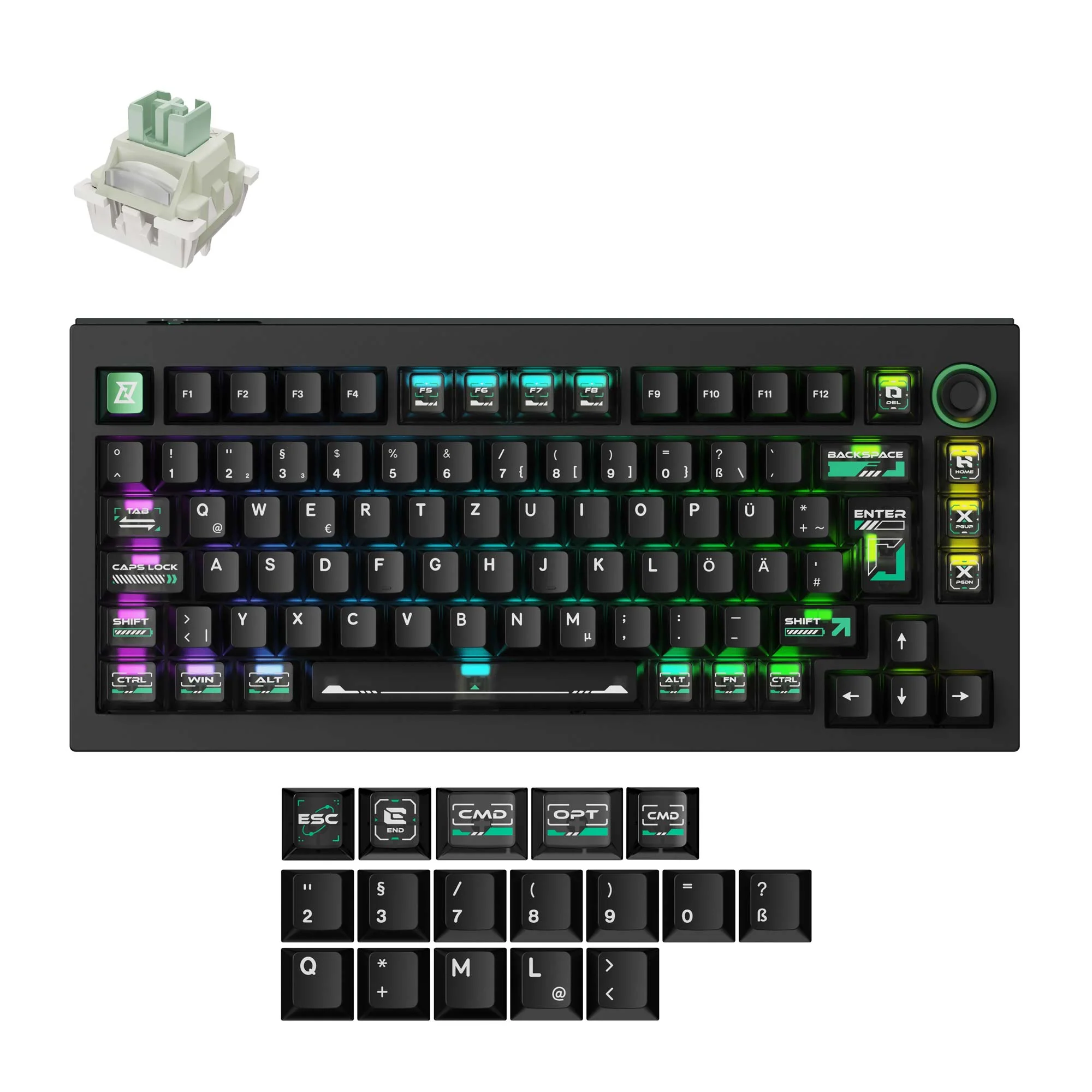 Lemokey L5 HE Magnetic Switch Custom Gaming Keyboard - Image 9