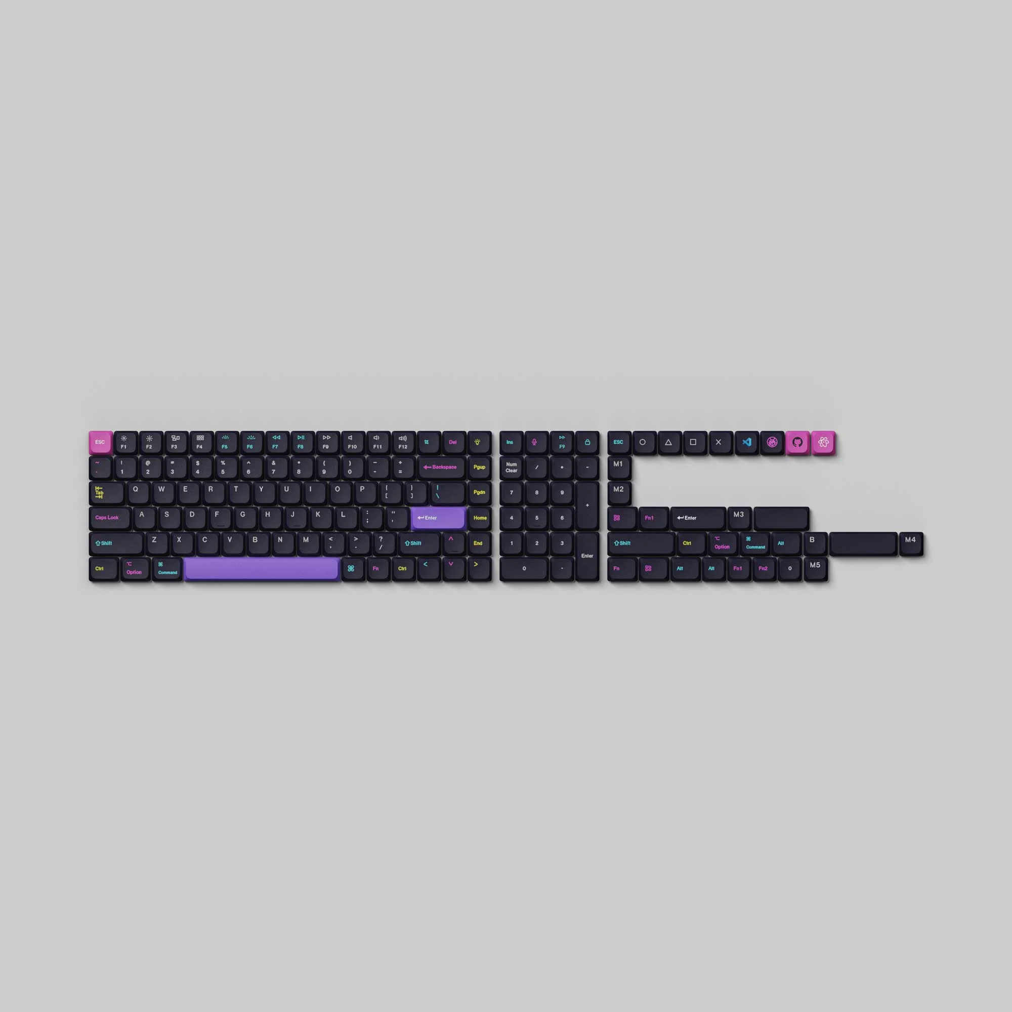 Low Profile Dye-Sub PBT LSA Full Set Keycap Set - Image 2