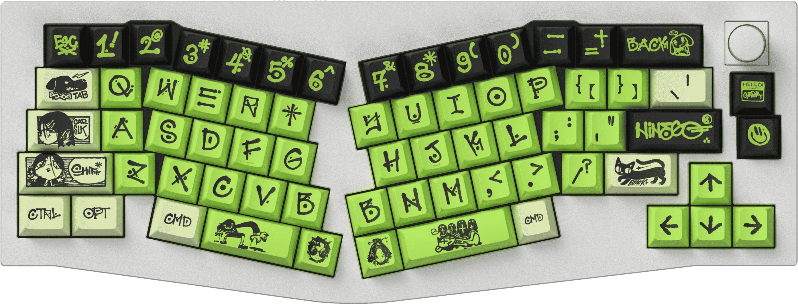 NINEGO - Cherry Profile Dye-Sub PBT Full Keycap Set - Image 3